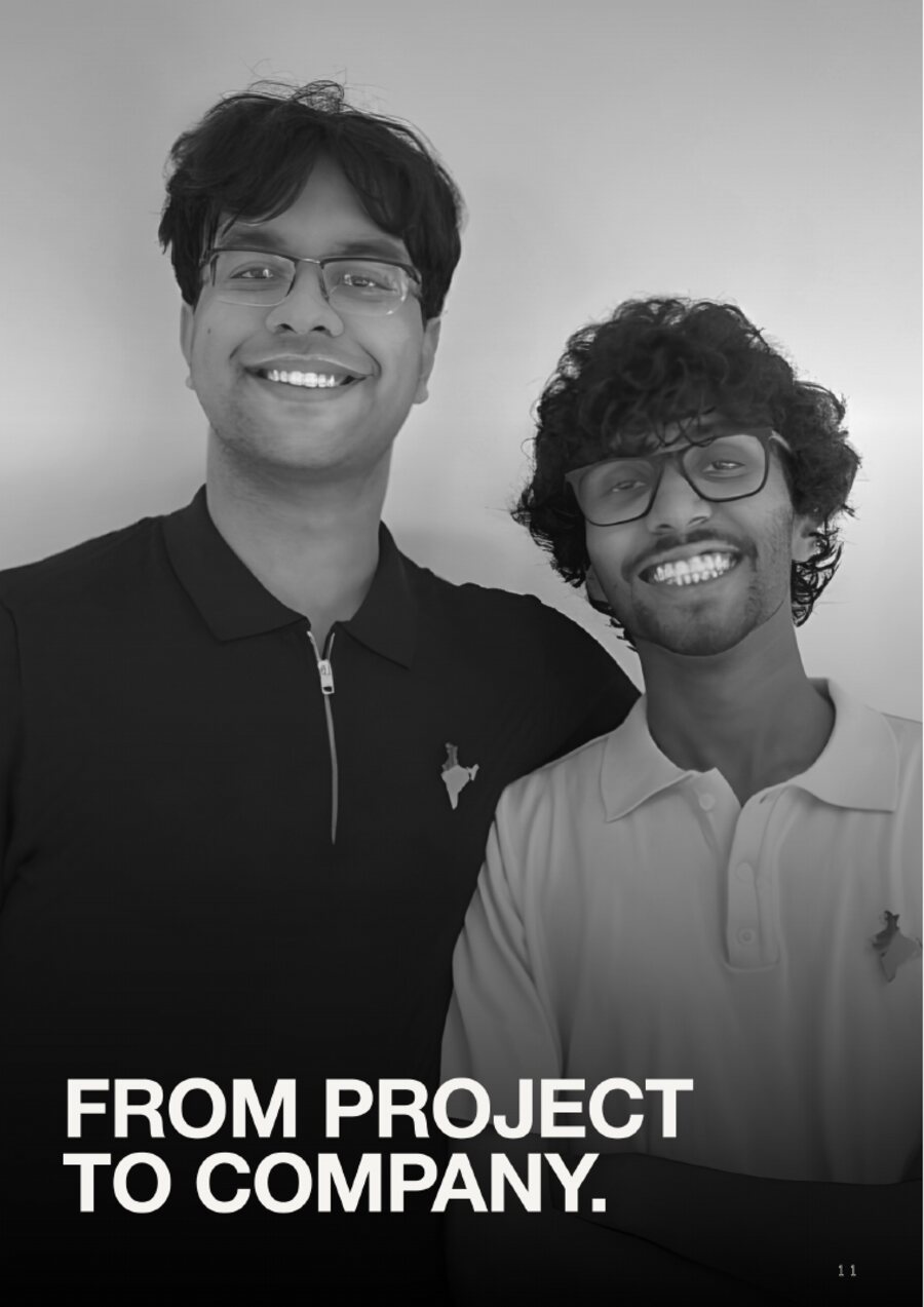 Founders Jayant Khatri and Sourya Choudhury